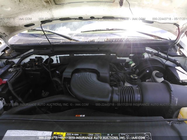 1FTRX18W13NA90736 - 2003 FORD F150 WHITE photo 10