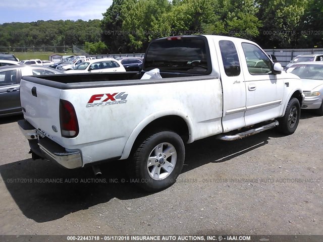 1FTRX18W13NA90736 - 2003 FORD F150 WHITE photo 4