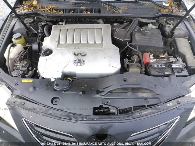 4T1BK46K57U041936 - 2007 TOYOTA CAMRY NEW GENERAT LE/XLE/SE BLACK photo 10