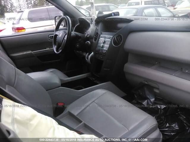 5FNYF38519B013938 - 2009 HONDA PILOT EXL GRAY photo 5