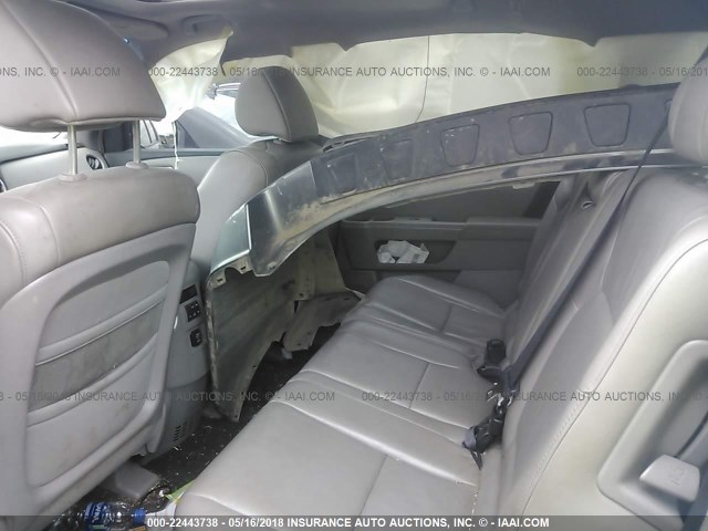 5FNYF38519B013938 - 2009 HONDA PILOT EXL GRAY photo 8