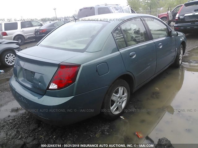 1G8AZ55F57Z130411 - 2007 SATURN ION LEVEL 2 GREEN photo 4