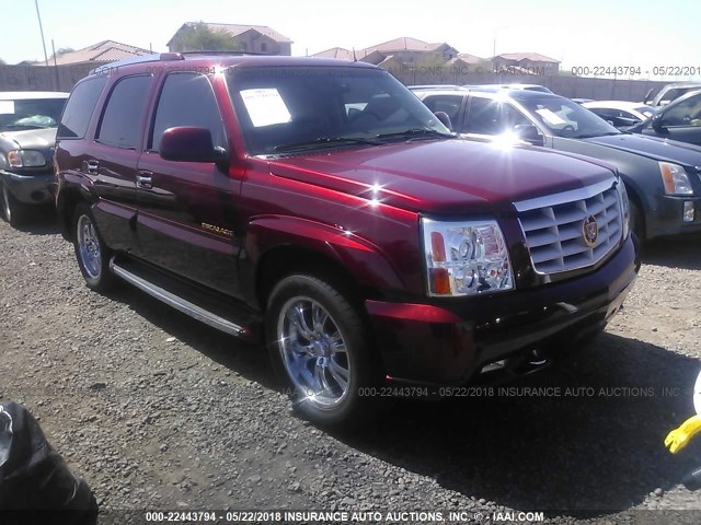 1GYEK63N62R173430 - 2002 CADILLAC ESCALADE LUXURY Tünd qırmızı foto 1