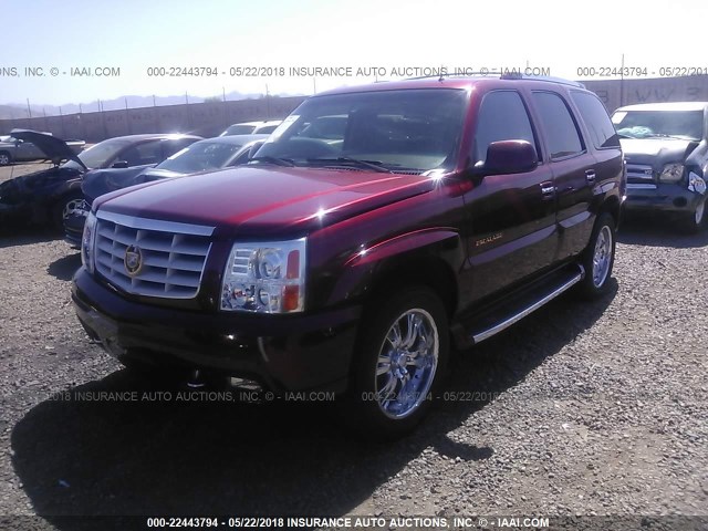 1GYEK63N62R173430 - 2002 CADILLAC ESCALADE LUXURY Tünd qırmızı foto 2