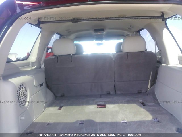 1GYEK63N62R173430 - 2002 CADILLAC ESCALADE LUXURY Tünd qırmızı foto 8