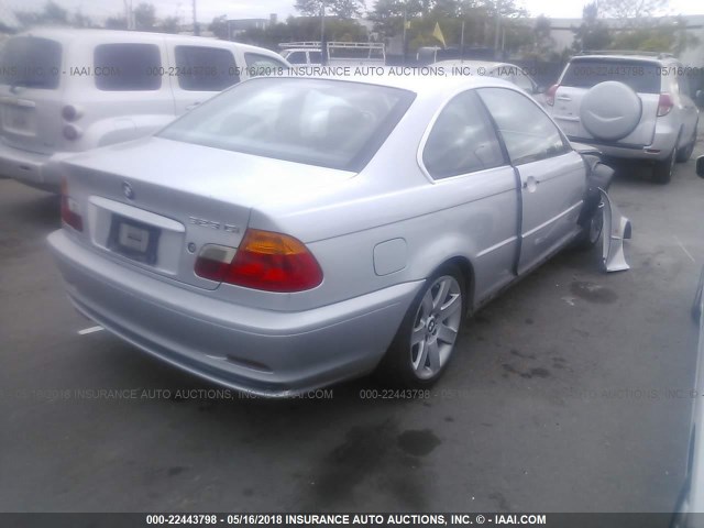 WBABM3347YJN88415 - 2000 BMW 323 CI SILVER photo 4