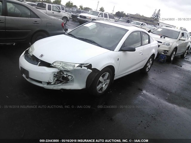 1G8AW15F77Z175299 - 2007 SATURN ION LEVEL 3 WHITE photo 2