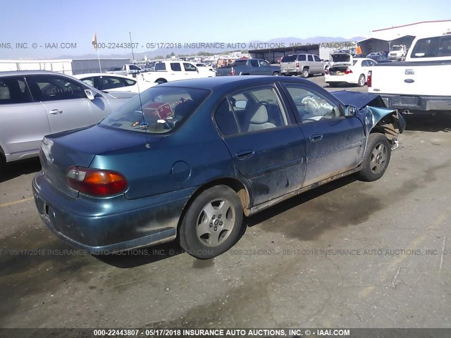 1G1NE52JX3M725928 - 2003 CHEVROLET MALIBU LS GREEN photo 4