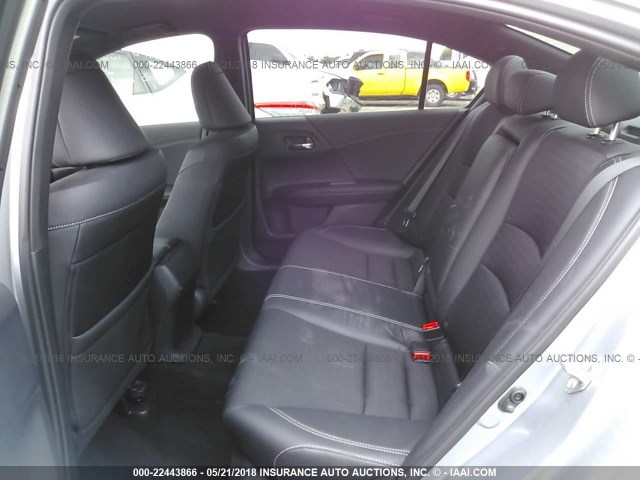 1HGCR2F58GA230781 - 2016 HONDA ACCORD SPORT SILVER photo 8