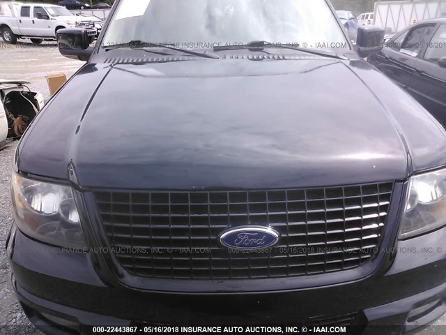 1FMPU19596LA74947 - 2006 FORD EXPEDITION LIMITED BLACK photo 6