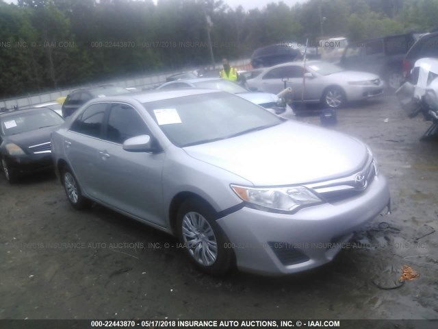 4T4BF1FK9DR280295 - 2013 TOYOTA CAMRY L/SE/LE/XLE SILVER photo 1