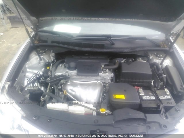 4T4BF1FK9DR280295 - 2013 TOYOTA CAMRY L/SE/LE/XLE 银色 照片 10
