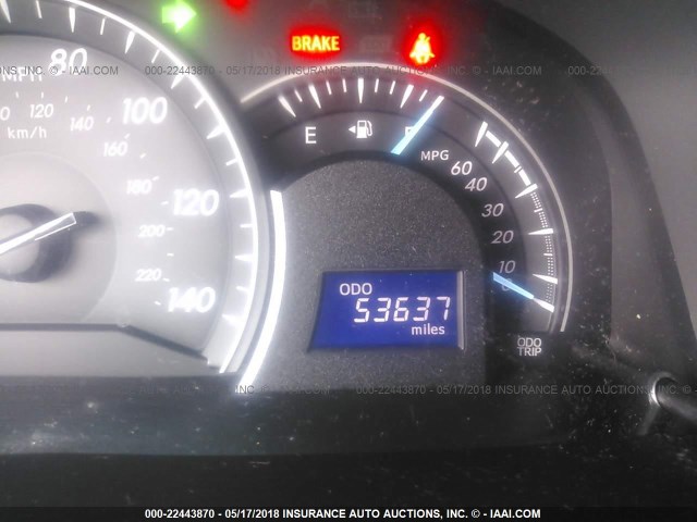 4T4BF1FK9DR280295 - 2013 TOYOTA CAMRY L/SE/LE/XLE 银色 照片 7