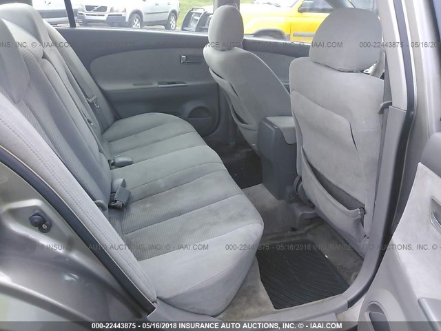 1N4AL11D75C203644 - 2005 NISSAN ALTIMA S/SL GRAY photo 8