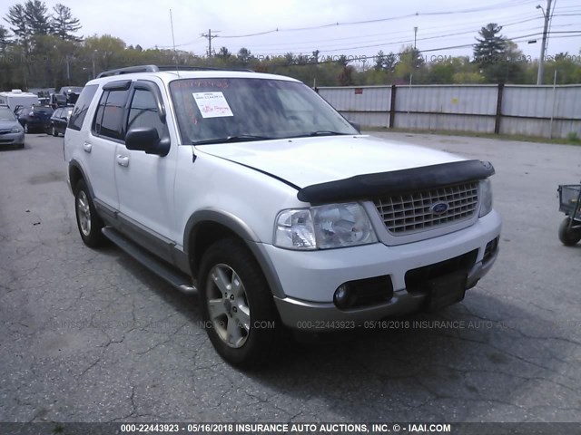 1FMDU74W34ZA44679 - 2004 FORD EXPLORER EDDIE BAUER WHITE photo 1