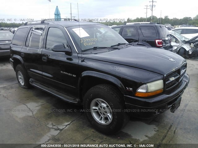 1B4HS28N5YF248355 - 2000 DODGE DURANGO BLACK photo 1