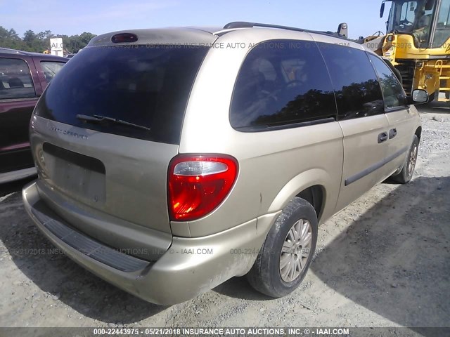 1D4GP24R76B639118 - 2006 DODGE GRAND CARAVAN SE BEIGE photo 4