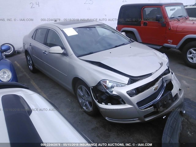 1G1ZD5E03CF103358 - 2012 CHEVROLET MALIBU 2LT GRAY photo 1