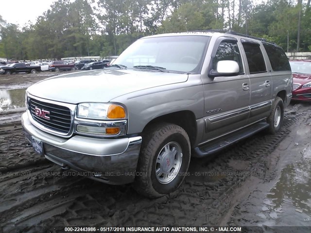 1GKEC16T51J164252 - 2001 GMC YUKON XL C1500 SILVER photo 2