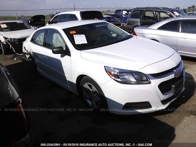 1G11A5SL1FF235088 - 2015 CHEVROLET MALIBU LS WHITE photo 1