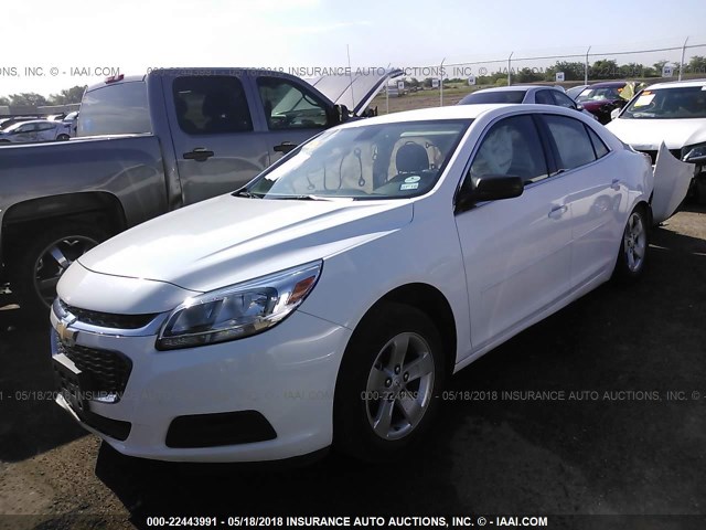 1G11A5SL1FF235088 - 2015 CHEVROLET MALIBU LS WHITE photo 2