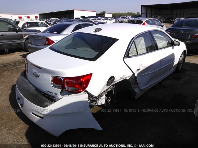 1G11A5SL1FF235088 - 2015 CHEVROLET MALIBU LS WHITE photo 4