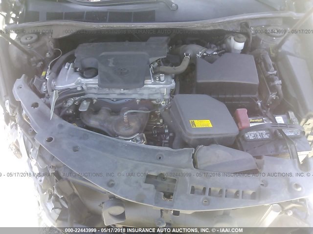 4T1BF1FK7CU072845 - 2012 TOYOTA CAMRY SE/LE/XLE BLACK photo 10