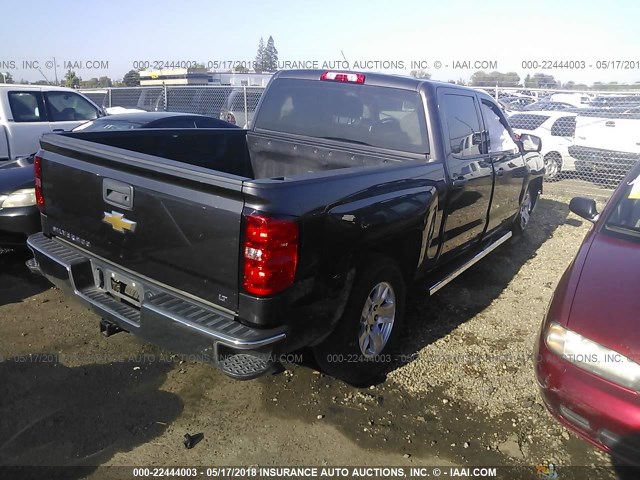 3GCPCREHXEG259400 - 2014 CHEVROLET SILVERADO C1500 LT GRAY photo 4