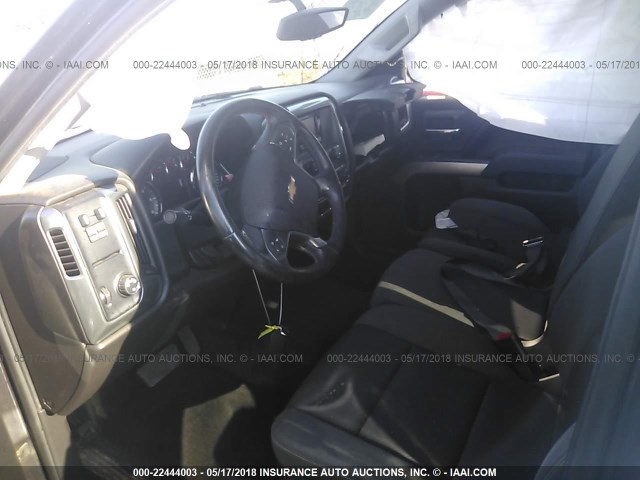 3GCPCREHXEG259400 - 2014 CHEVROLET SILVERADO C1500 LT GRAY photo 5