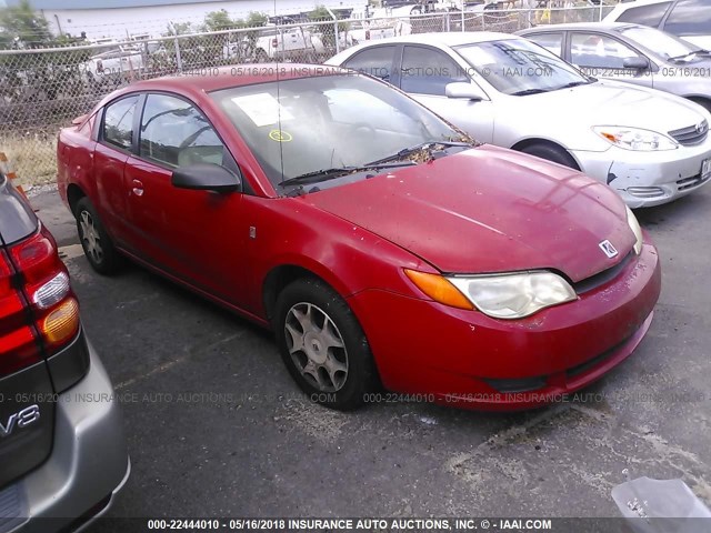 1G8AN12F25Z142117 - 2005 SATURN ION LEVEL 2 RED photo 1