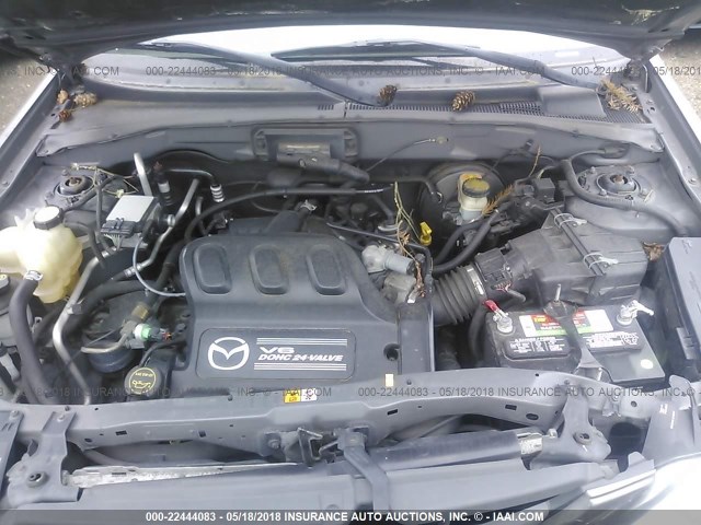 4F2CZ06154KM14663 - 2004 MAZDA TRIBUTE ES 灰色 照片 10