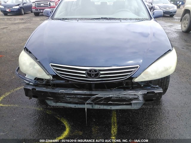 4T1BF32KX6U115208 - 2006 TOYOTA CAMRY LE/XLE/SE ლურჯი ფოტო 6