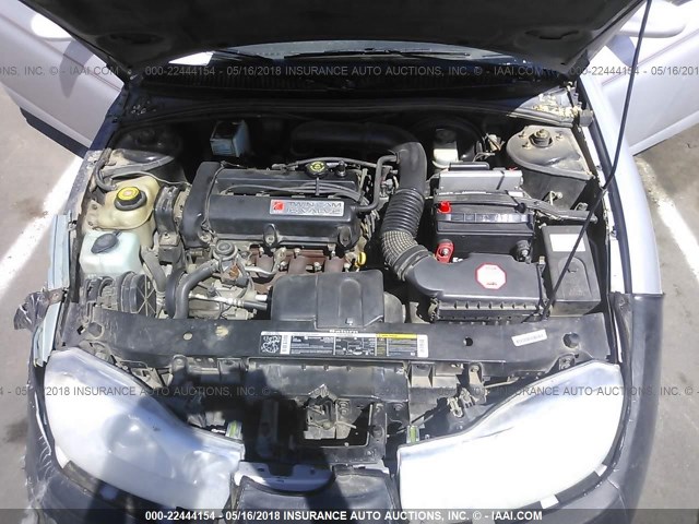 1G8ZY12721Z256552 - 2001 SATURN SC2 SILVER photo 10