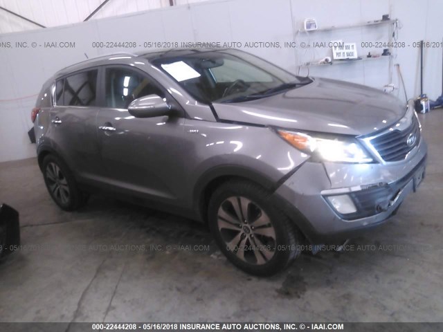 KNDPCCA27B7070922 - 2011 KIA SPORTAGE EX/SX GRAY photo 1