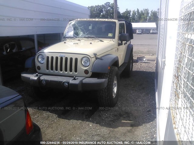 1J4GA2D1XBL610526 - 2011 JEEP WRANGLER SPORT CREAM photo 2