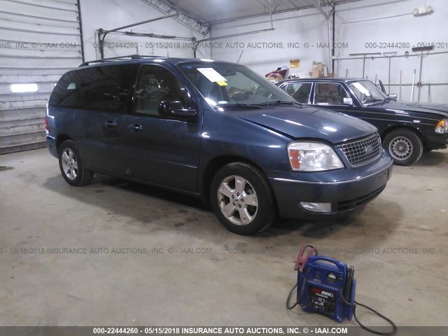 2FMZA52256BA11935 - 2006 FORD FREESTAR SEL BLUE photo 1