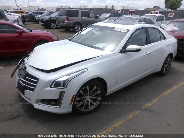 1G6AX5SX8G0113067 - 2016 CADILLAC CTS LUXURY COLLECTION WHITE photo 2