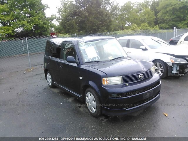 JTLKT324164082568 - 2006 TOYOTA SCION XB BLUE photo 1