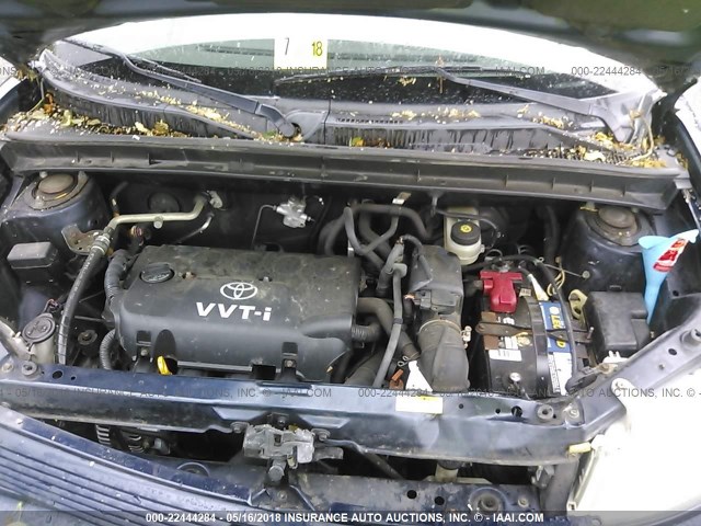 JTLKT324164082568 - 2006 TOYOTA SCION XB BLUE photo 10