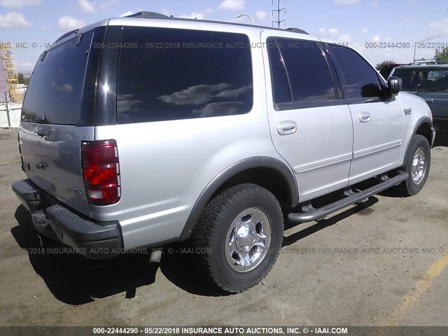1FMPU16L1YLC18335 - 2000 FORD EXPEDITION XLT SILVER photo 4
