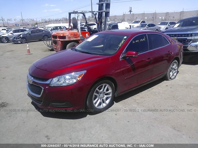 1G11C5SL4EF200697 - 2014 CHEVROLET MALIBU 1LT 红色 照片 2