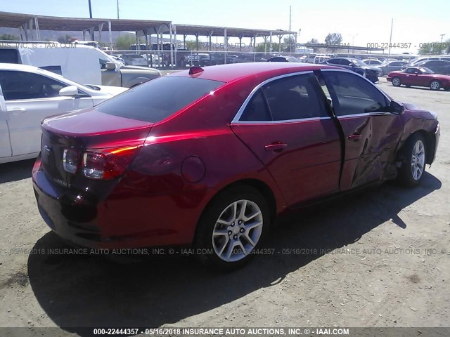 1G11C5SL4EF200697 - 2014 CHEVROLET MALIBU 1LT 红色 照片 4