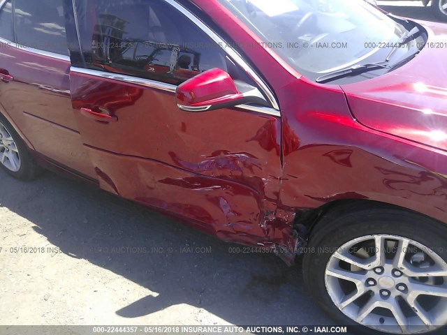 1G11C5SL4EF200697 - 2014 CHEVROLET MALIBU 1LT 红色 照片 6