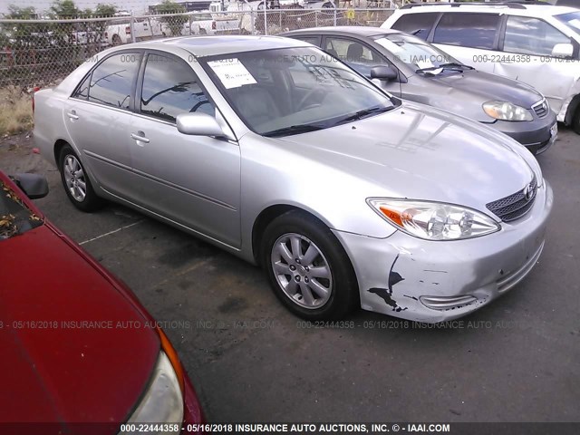 JTDBF30K920030160 - 2002 TOYOTA CAMRY LE/XLE/SE GRAY photo 1