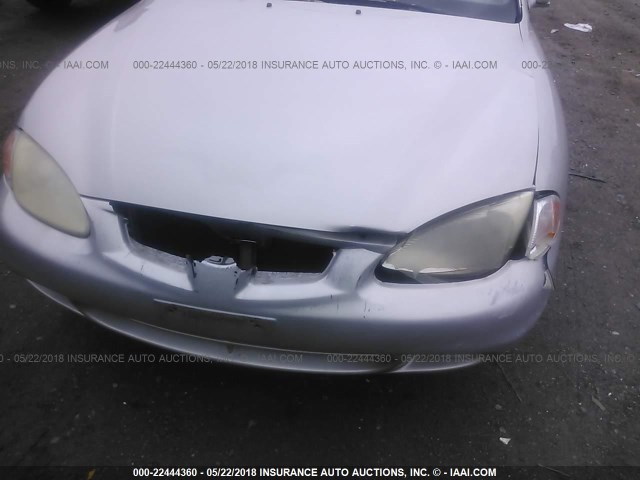 KMHJF35F7YU995040 - 2000 HYUNDAI ELANTRA GLS SILVER photo 6