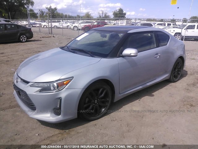 JTKJF5C7XE3070838 - 2014 TOYOTA SCION TC 银色 照片 2