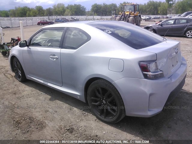JTKJF5C7XE3070838 - 2014 TOYOTA SCION TC 银色 照片 3