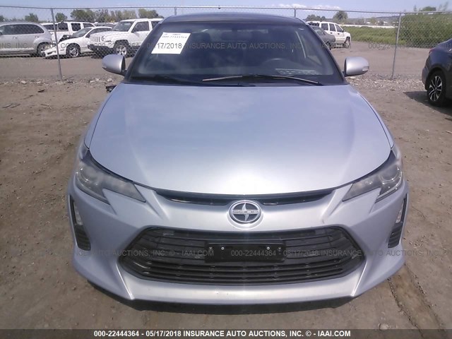 JTKJF5C7XE3070838 - 2014 TOYOTA SCION TC 银色 照片 6