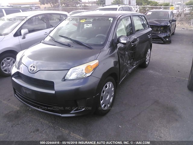 JTKKU10489J039666 - 2009 TOYOTA SCION XD GRAY photo 2