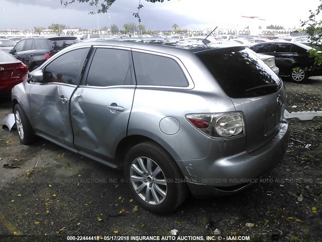 JM3ER2W53A0325566 - 2010 MAZDA CX-7 GRAY photo 3